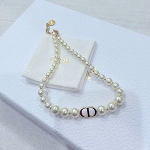 Dior Pearl and Gold Necklace